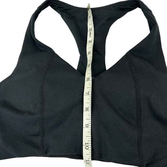 Zella Studio Lite Run Zip Front Racerback Sports Bra Black Small - Picture 13 of 15